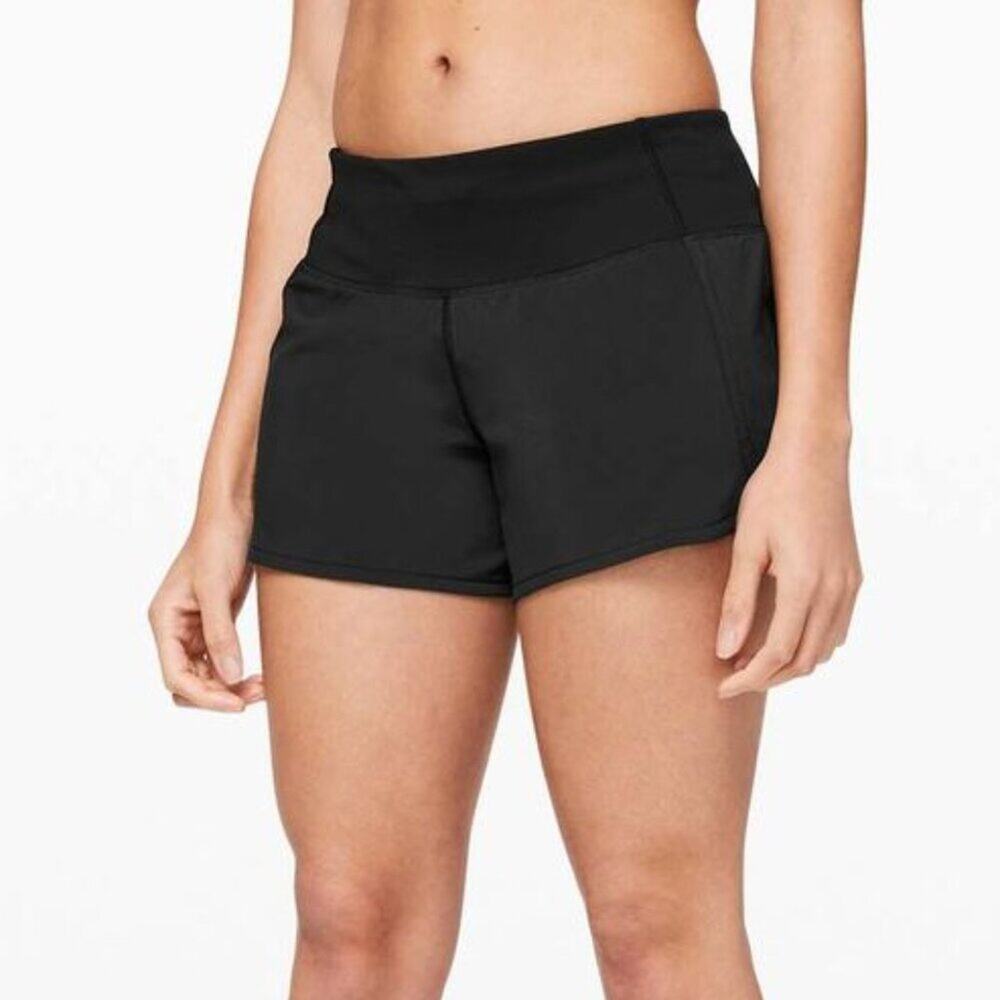 Lululemon Athletica Women's Run Times Short II *4" Black